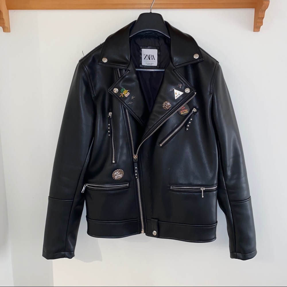 BRAND NEW vegan leather jacket (no tags)